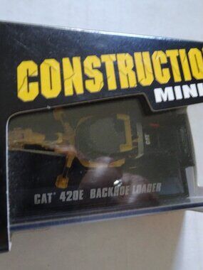 Backhoe Loader - Norscot 55423 1:64 CAT 420E Mini Construction Vehicle - NIB